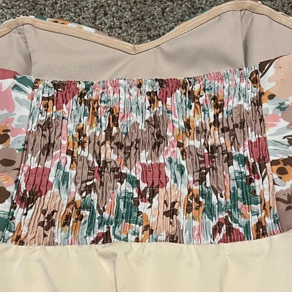 Floral Off-Shoulder Bodysuit with Ruffled Sleeves - Picture 6 of 11